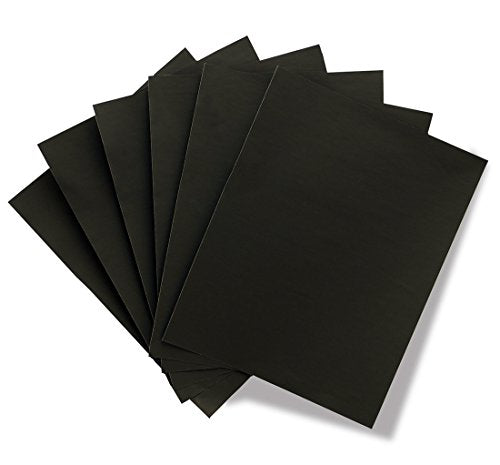 Hygloss Products Black Silhouette Paper – Tracing Portrait Drawing Crafts Paper - 10 x 15 Inch, 25 Sheets