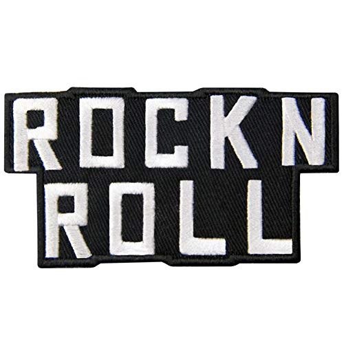 Rock and Roll Metal Music Punk Patch Embroidered Morale Applique Iron On Sew On Emblem