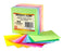Hygloss 3x3 Bright Products Cube, 3-Inch Paper Squares-10 Assorted Colors-1 Pad, 3" x 3", 500 Sheets, Multicolor