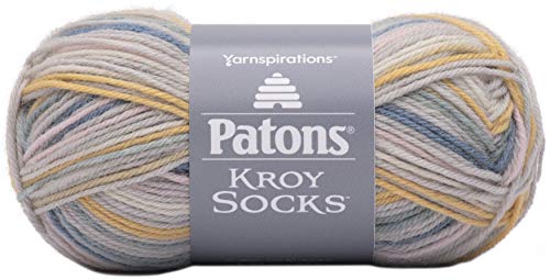 Patons Yarn Kroy STRI, Sidewalk Chalk Stripes