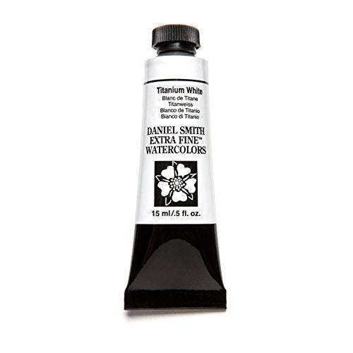 DANIEL SMITH Extra Fine Watercolor 15ml Paint Tube, Titanium White (284600118)