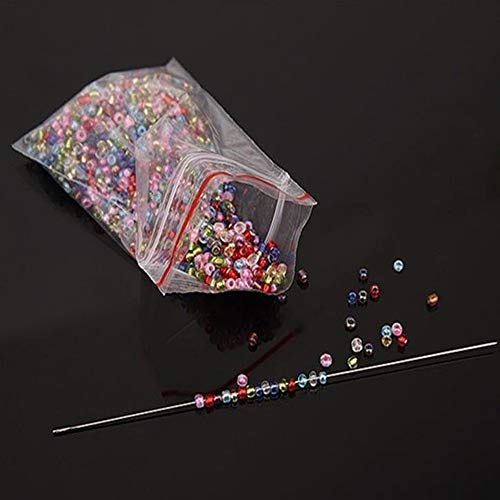 Mingchen Bead Needle Long Beaded Needle Bracelet Ultra-Fine Beaded Needle Slender Needle for Bracelet Necklace 120mm80 Pieces