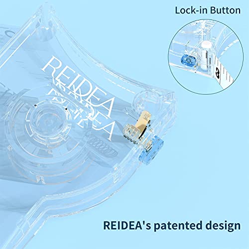Body Tape Measure 60in with Clip-n-Lock & Eject (Pop Up Release) Button & Rebound Buckle, REIDEA M2 Upgraded Ergonomic and Portable Design, 60inch/150cm, White
