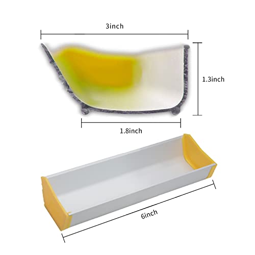 HANZE INTL 6" Aluminum Emulsion Scoop Coater Tool Material for Silk Screen Printing (6”)