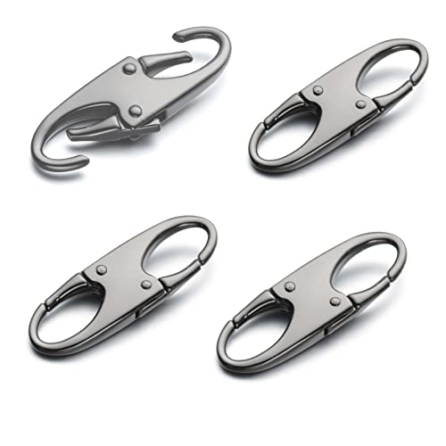 Zpsolution Double Small Carabiner Clips - Zipper Clip Theft Deterrent - Holding The Zipper Closed - Zipper Pull Replacement