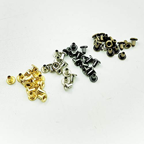 100PCS Color Mix Tiny 1.0 mm Grommets Eyelets for Shoes, Clothes, Leather, Canvas bjd Eyelets with Fixing Tools