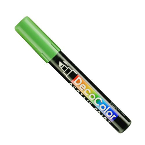UCHIDA 315-C-102 Marvy Deco Color Chisel Tip Acrylic Paint Marker, Jade Green