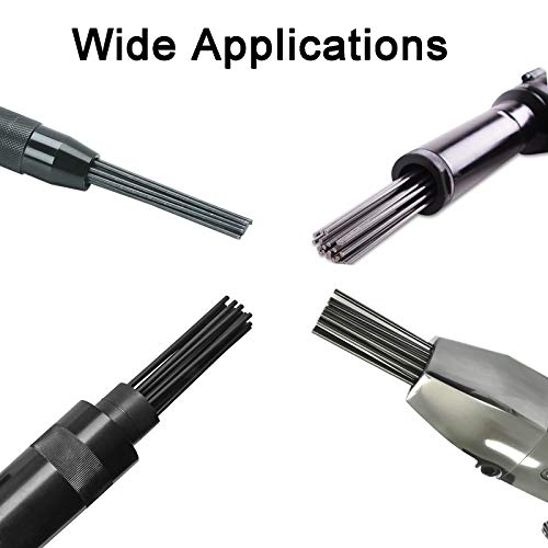 Descaling Needles for Needle Scaler, 38 Pcs Replacement Needles Set for Electric & Air Needle Scaler, 7' Length