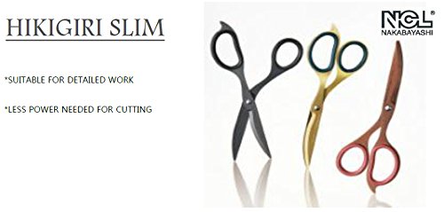 Nakabayashi NH-HSF180DG Scissors, Titanium Coat, Toad, Slim, Fluorine Coat