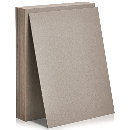 20 Pcs Book Board 10 x 12.5 Inch, Binders Board Chipboard Designer Bookboard Kraft Heavy Duty Chipboard Sheets Bookbinding Supplies for Book Binding Cover (0.067 Inch Thick)