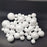 50 Pack Craft Foam Balls, 5 Sizes(1-2.4 Inches),White Polystyrene Smooth Round Balls, Foam Balls for Arts and Crafts, Christmas, DIY Craft for Home, Supplies School Craft Project and Holiday Party。