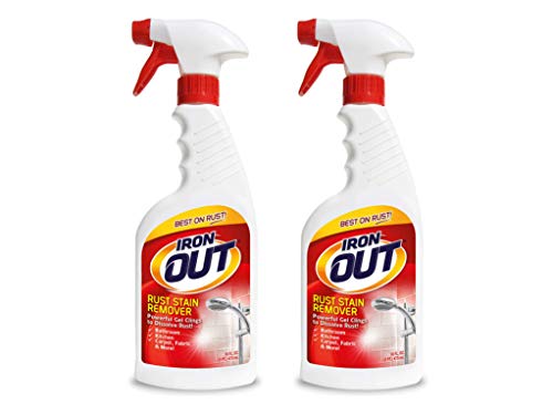 Iron Out Rust Stain Remover Spray Gel, 16 Fl. Oz. Bottle 2 Pack, n/a