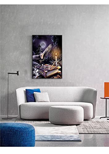 Diamond Painting Kits, DIY 5D Full Drill Art Perfect for Relaxation and Home Wall Decor (Halloween, 12x16inch)