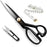 Sewing Scissors 8 Inch, Tailor Scissors Heavy Duty Fabric Dressmaker Scissors Upholstery Office Shears, Professional High Carbon Steel Leather Cutting Paper Scissors(Right-Handed)