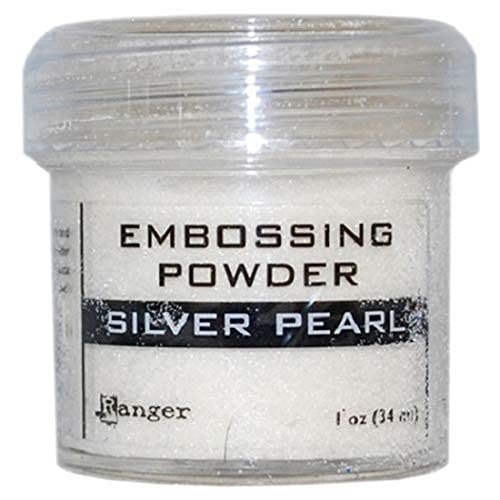 Ranger 359870 Embossing Powder, Silver Pearl