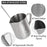 Stainless Steel Candle Wax Melting Measuring Pot Cup with Spoon, 20oz (600ML) Double-Sided Scale Pouring Pot for Candle Making, Wax Melting Pitcher with Dripless Pouring Spout for Candle Crafting
