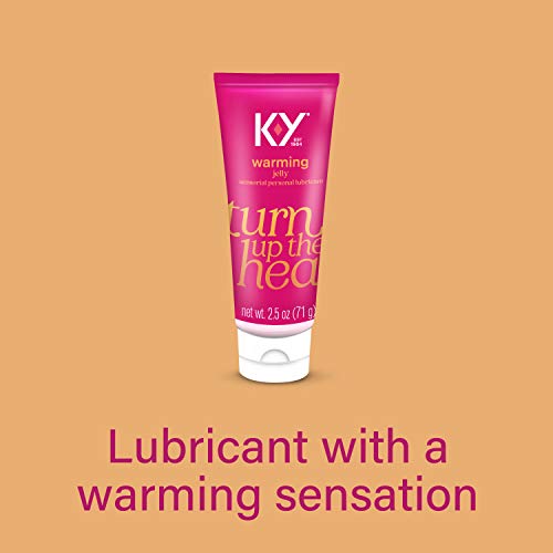 K-Y Warming Jelly Personal Lube- Personal Lubricant Safe To Use With Latex Condoms, Devices, Sex Toys and Vibrators, 2.5 oz.