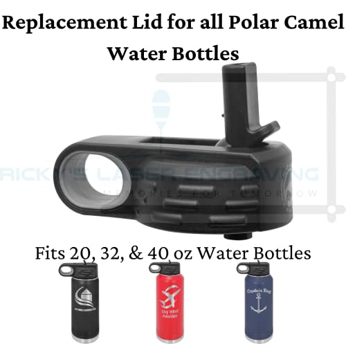 Polar Camel Replacement Lid (40/32/20 oz Water Bottle Lid, Replacement Lid (1-Pack))