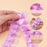 Pandahall 21.8 Yards Satin Organza Lace Edge Trim 2-Layer Gathered Ruffle Chiffon Ribbon 1-5/8 Inch Medium Purple Pleated Edging Trimmings Fabric for Cloth Sewing Wedding Party Decor