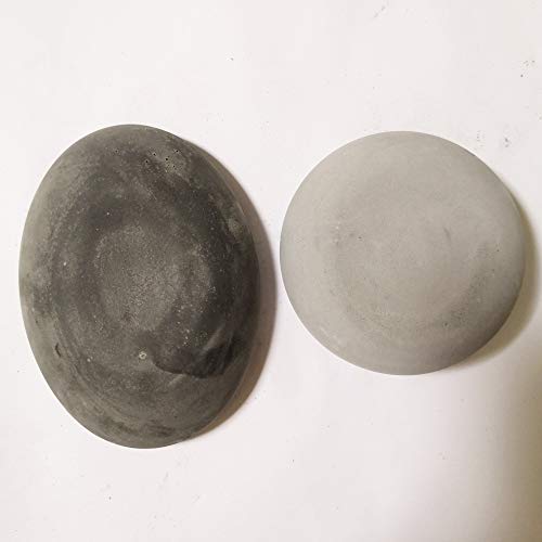 2 Mandala Dot Painting Rock Stone Pebble Molds Oval and Urchin Shape Silicone