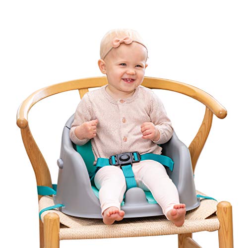 Infantino Music & Lights 3-in-1 Discovery Seat and Booster - Convertible Booster, Infant Activity seat and Feeding Chair with Electronic Piano for Sensory Exploration, for Babies and Toddlers