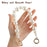 2 Pieces Large Imitation Pearl Bead Handle Chain Short Handbag Purse Chain Replacement Bag Chain Accessories with Golden Clasp for Purse Bags Women (2 cm, 1.4 cm)