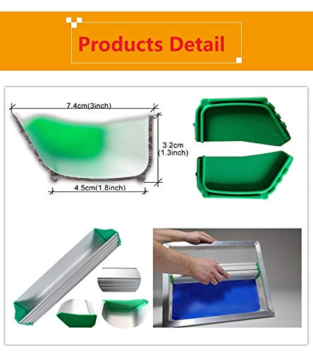 Screen Coater, Aluminum Alloy Scoop Coater, Emulsion Scoop, Durable, Double-Edge Aluminum, 16 Inches, Suitable for Screen Printing (Green)
