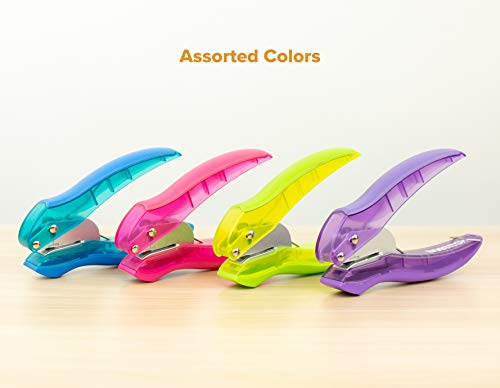 Bostitch inLIGHT Reduced Effort One-Hole Punch, One Unit per Package, Assorted Colors, No Color Choice (2401)