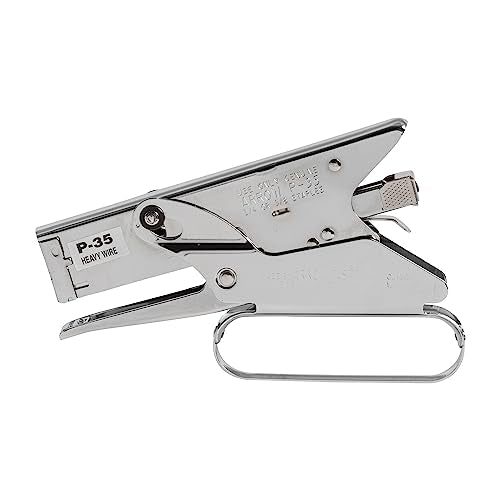 Arrow P35 Heavy Duty Handheld Plier Stapler for Crafts, Office, and Insulation, Uses 1/4-Inch and 3/8-Inch Staples