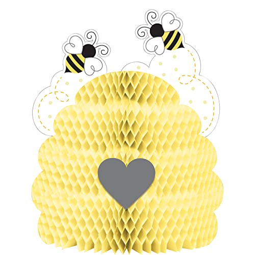 Creative Converting Bumblebee Baby Centerpiece, 9" x 11", Multi-color