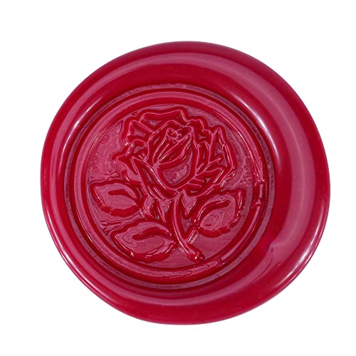 Yoption 12 Pcs Sealing Wax Sticks with Wicks, Antique Wine Red Totem Fire Manuscript Seal Wax for Wax Seal Stamp
