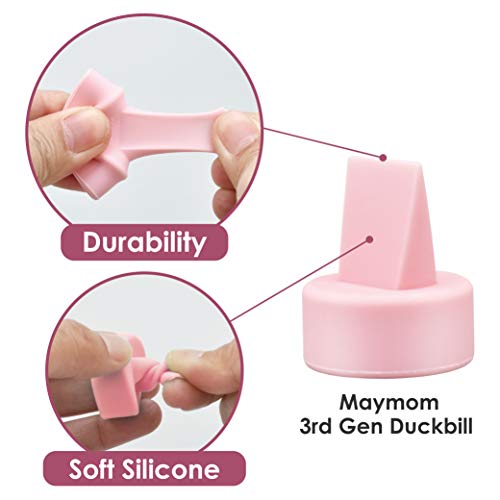 Maymom Duckbill Valves Compatible with Spectra Synergy Gold Spectra S1 Spectra S2 Spectra 9 Plus, Dew 350, Not Original Spectra Pump Parts Spectra S2 Accessories Replace Spectra Valve (Pink, 5ct)