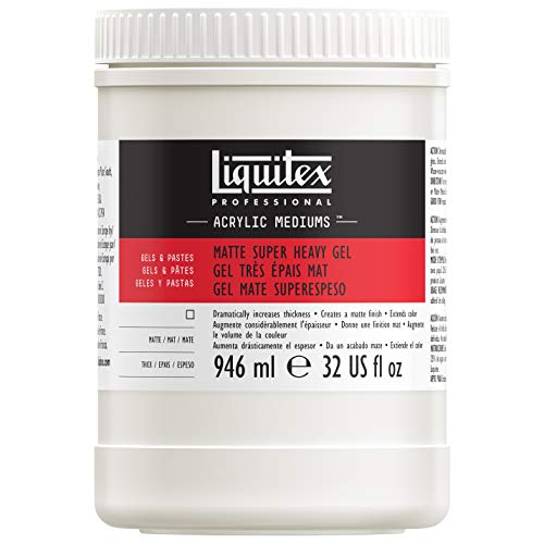 Liquitex Professional Matte Super Heavy Gel Medium, 946ml (32-oz), 1 Quarts (Pack of 1)