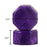 Purple Sealing Wax Beads, Yoption 300 Pieces Octagon Wax Seal Beads Kit with 2 Melting Spoon and 4 Candles for Seal Stamp (Purple)