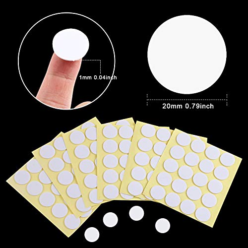 600pcs Candle Wick Stickers, Heat Resistance Candle Making Double-Sided Stickers