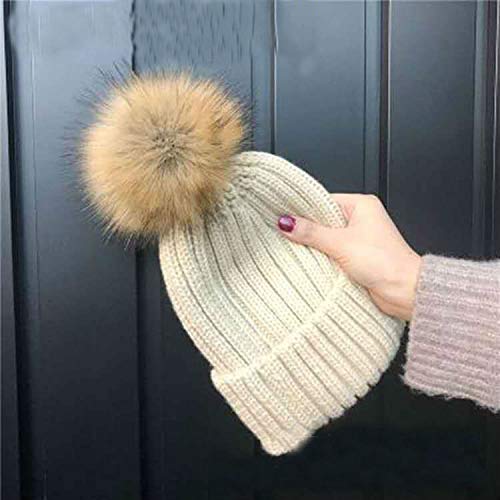 Tengsen 16 Pieces 4.7 Inches DIY Faux Fur Fluffy pom poms Ball for Hats Shoes Scarfs Bags Key Chains Accessories