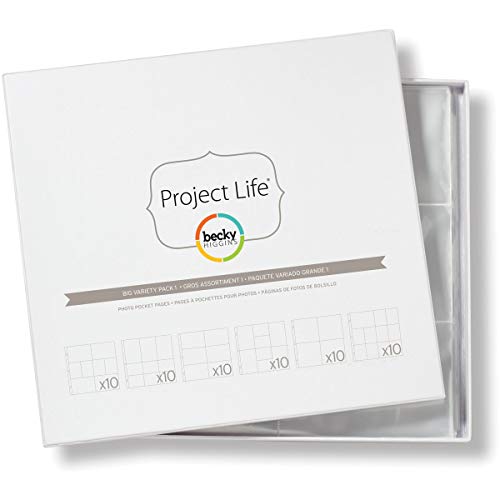 Becky Higgins Project Life - Big Variety Pack 1 Photo Pocket Pages 33.2 x 35.4 x 0.6 cm