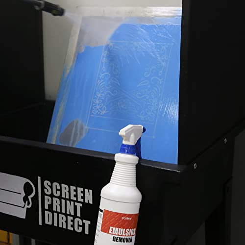 Ecotex® Screen Printing Emulsion Remover (Quart - 32oz.) - Photo Emulsion Cleaner on Screen Printing Screens - Silk Screen Photopolymer Emulsion Stencil Remover - Easy to Use Screen Printing Supplies