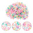 Ciieeo Jewelry Accessories 1 Bag of Pompom Balls Craft Pom Pom Balls Colorful Pompoms for DIY Craft Project Knitting Hat Accessories for Hats Shoes Scarves Bags Keychains Hat Pom Poms