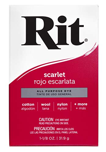 Rit, Scarlet Purpose Powder Dye, 1-Pck