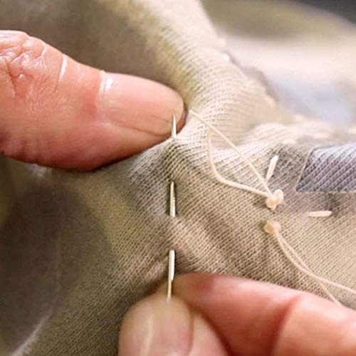 15 Large-Eye Hand Sewing Needles - 3 Sizes Big Eye Stitching Needles and 3 Clear Storage Tubes