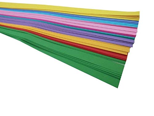 Hygloss Products Paper Weaving Strips - Great for Kids Arts and Crafts, Classroom Activities - Learn to Weave - 10 Assorted Colors - 3/4 Inch x 16 Inches - 1000 Strips