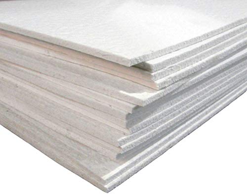 8x12 Semi Soft FiberFrax Fiber Kiln Paper 1/8" Thick Sheet