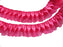 YYCRAFT Pack of 5y Two Tone Satin Organza Lace Edge Trim 1.5" Wedding Ribbon Sewing (Hot Pink)