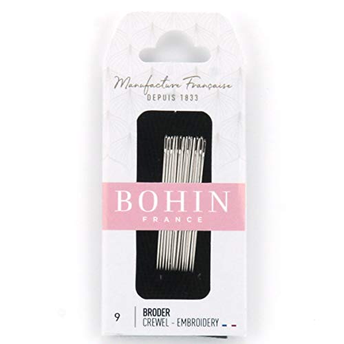Bohin Crewel Embroidery Needles, Size 9, 15-Pack