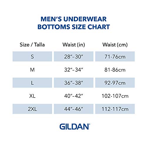 Gildan Men's Boxer Briefs, Multipack, Navy/Heather Navy/Sport Grey/Dot/Navy (5-Pack), Large