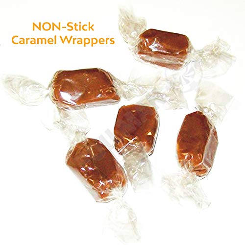 cellophane Candy Wrappers – Pack of 500 Real Cellophane Wraps– Holds Tightly When Twisted- Eco Friendly – 5x5 in.…