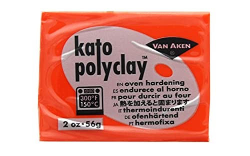 Kato Polyclay - 2 Oz Polymer Clay (Orange)