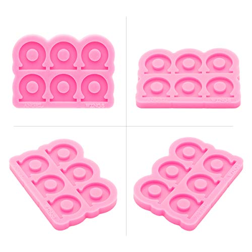Super Glossy Straw Topper Resin Molds Circle Shape Silicone Molds for Straws Attachment DIY Epoxy Resin Casting Mold Craft