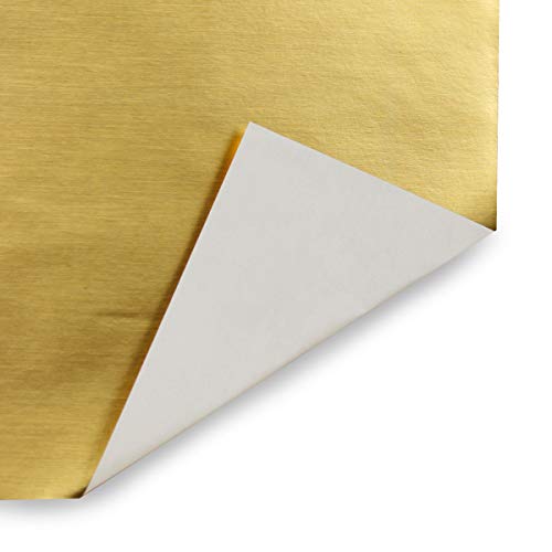 Hygloss Products Dull Metallic Foil Paper Gift Wrap Roll Matte Gold 26-Inch x 25-Feet - 54 Sq. ft. Total